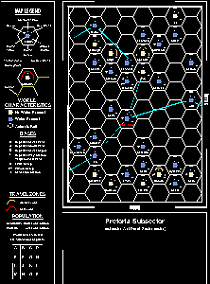 Deneb Sector Pretoria Subsector Map